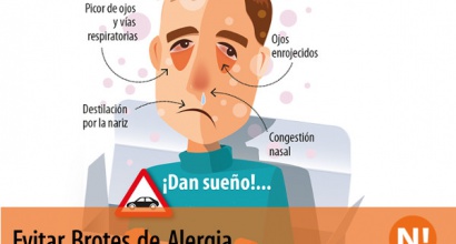 Consejos para evitar brotes de alergia al conducir