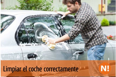 ¿Cómo limpiar el coche correctamente?