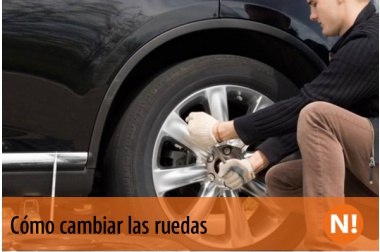 ¿Sabes cómo cambiar la rueda del coche?