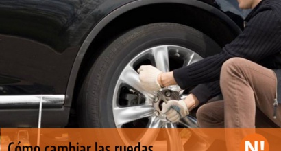 ¿Sabes cómo cambiar la rueda del coche?