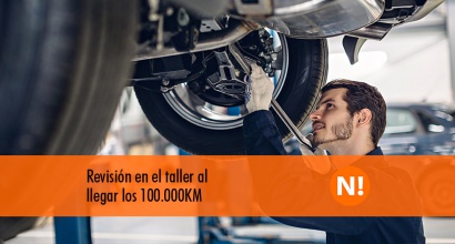 Revisión en el taller al llegar los 100.000KM