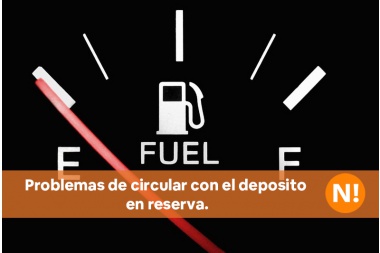 Problemas de circular con el depósito en reserva.