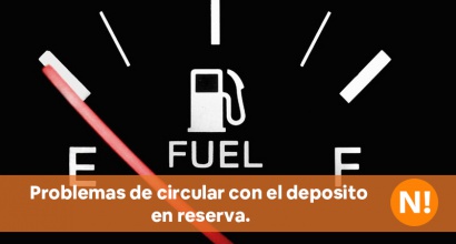 Problemas de circular con el depósito en reserva.