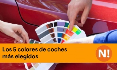 Los 5 colores de coches más elegidos