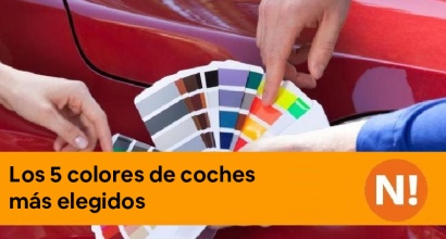 Los 5 colores de coches más elegidos