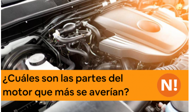 ¿Cuáles son las partes del motor que más se averían?