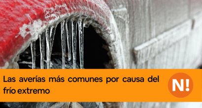 Las averías más comunes por causa del frío extremo